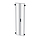 Produkt Dveře plechové s perforací LC-50, 42U, šířky 600 dvoudílné RAL7035 3bodový zámek - Solarix - Příslušenství