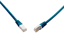 Produkt 10G patch kabel CAT6A SFTP LSOH 10m modrý non-snag-proof C6A-315BU-10MB - Solarix - Patch kabely