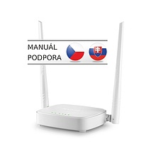 Produkt Tenda N301 Wireless-N Router, 802.11b/g/n, 300Mbps, 1x WAN, 3x LAN, 2x Fix. Ant. 5 dBi - Tenda - Wi-Fi routery