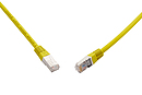 Produkt 10G patch kabel CAT6A SFTP LSOH 0,5m Å¾lutÃ½ non-snag-proof C6A-315YE-0,5MB - Solarix - Patch kabely